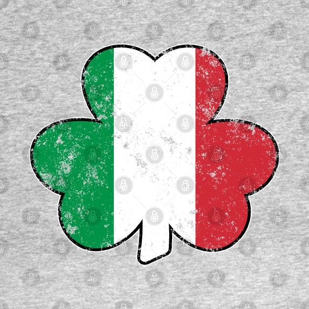 Irish Italian Shamrock Irish Italian Pride Italian Flag by graphicbombdesigns